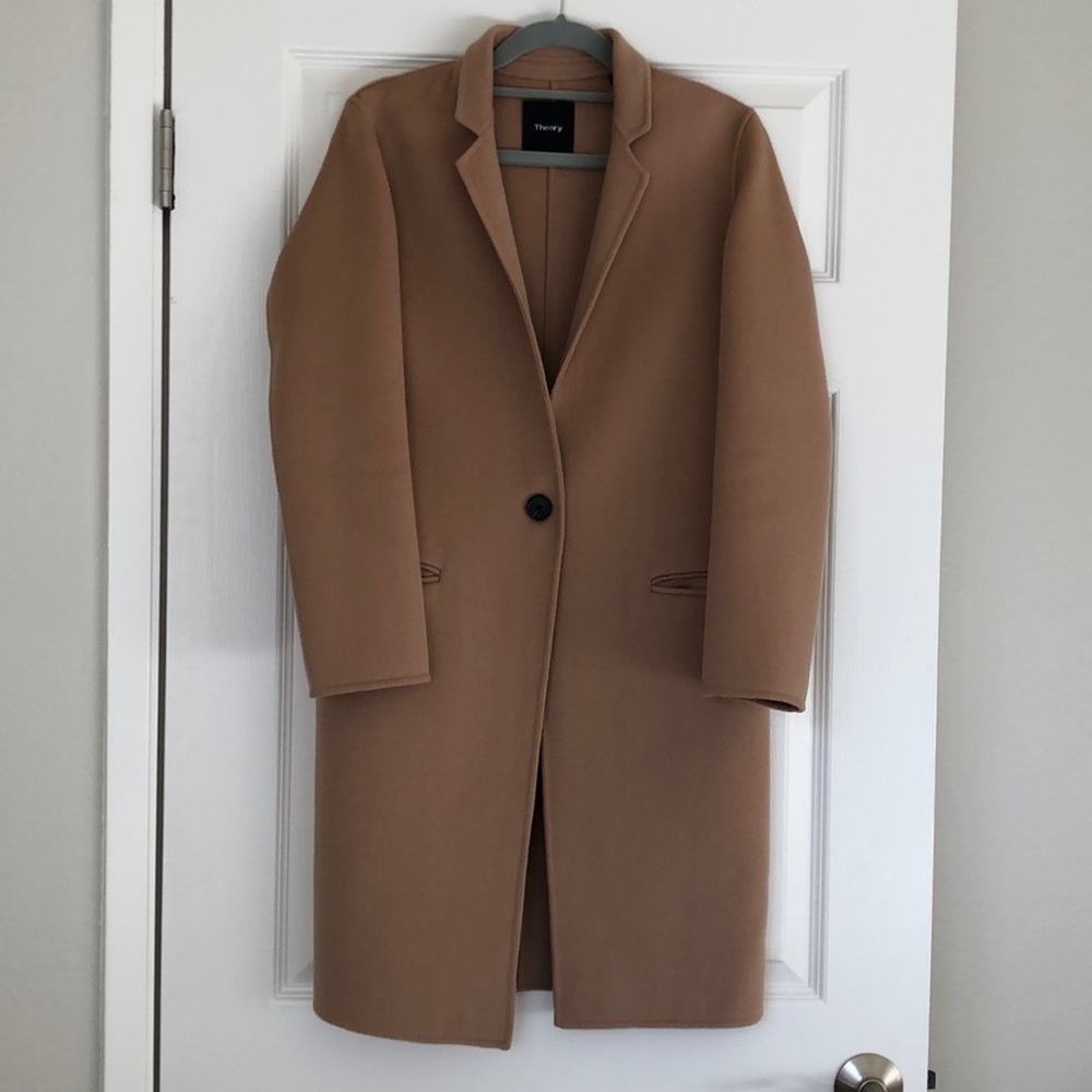 Theory Camel Coat